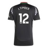Maglia Arsenal J. Timber 12 Trasferta Divisa 2024-25